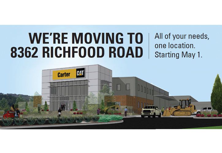 New Rendering of Carter Machinery's Richmond Store