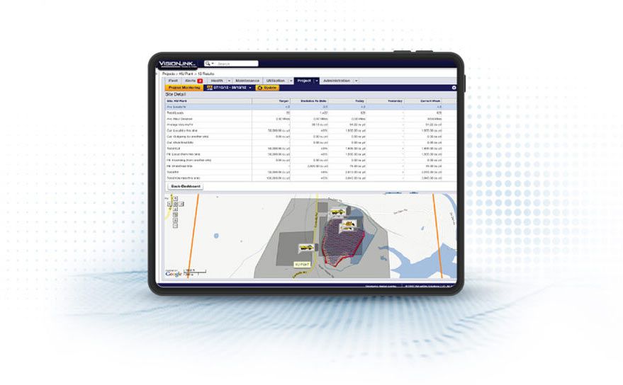 Visionlink Tablet Screen Shot