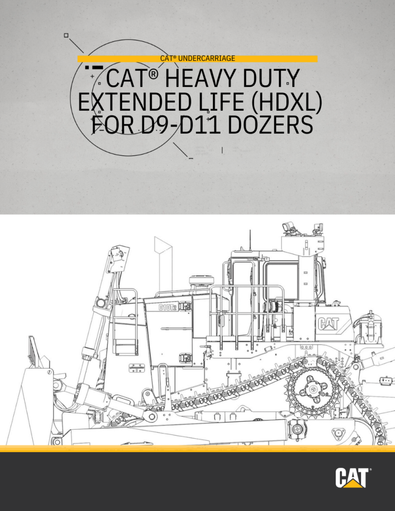 Cat Heavy Duty Extended Life Undercarriage with DuraLink Brochure Image