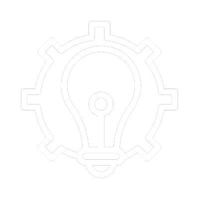 Carter Knowledge Icon Lightbulb Gear Icon