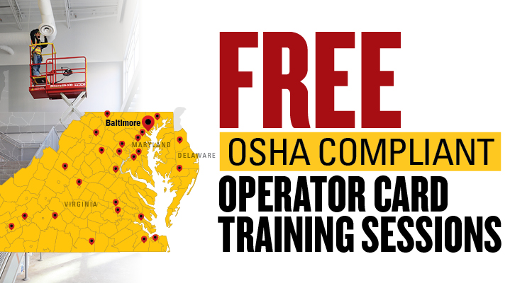 Baltimore OSHA Operator Card Training Graphic