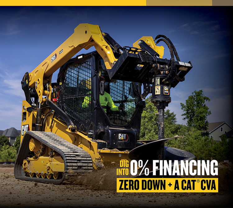 0% Financing - Zero Down + A Cat® CVA